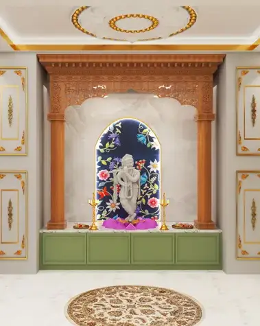 pooja room interior design