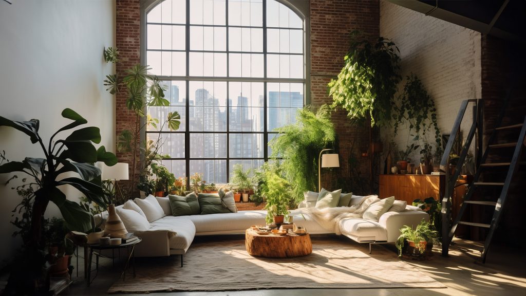Indoor plants for improved well being