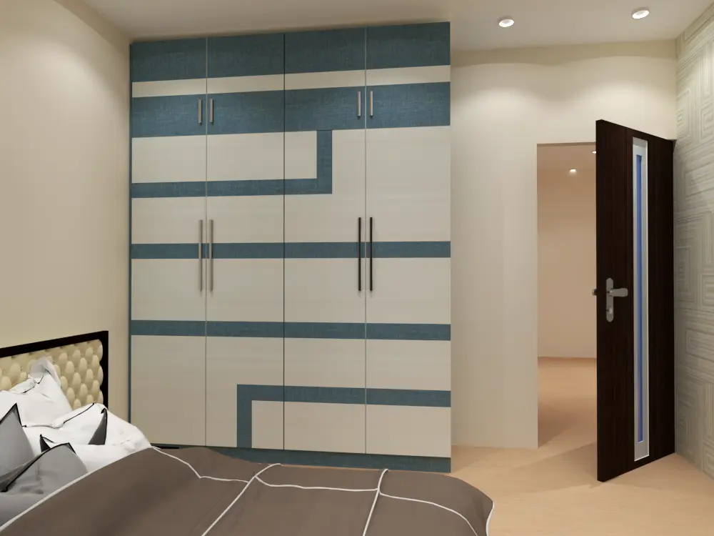 Hinged Door Wardrobe design for bedroom