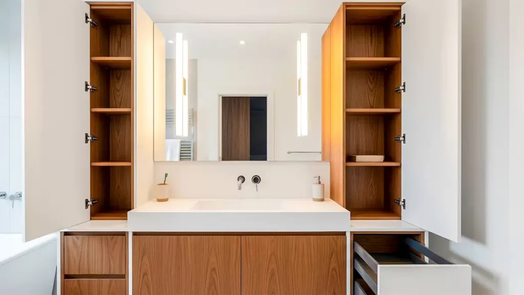 Installing Wash Basin with Cabinet Design in Hyderabad