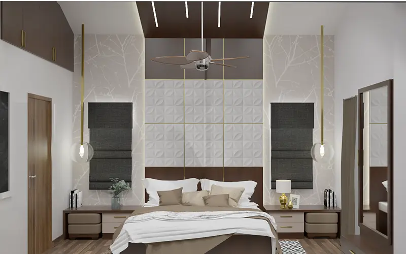 modern false ceiling design and stylish wall paneling