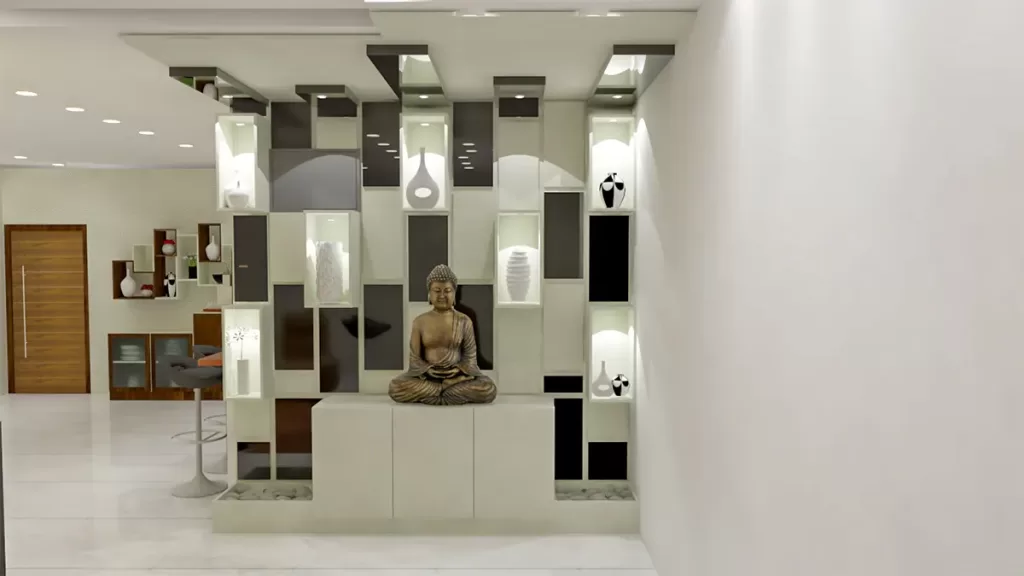 Foyer Design Idea In Wall For Personality