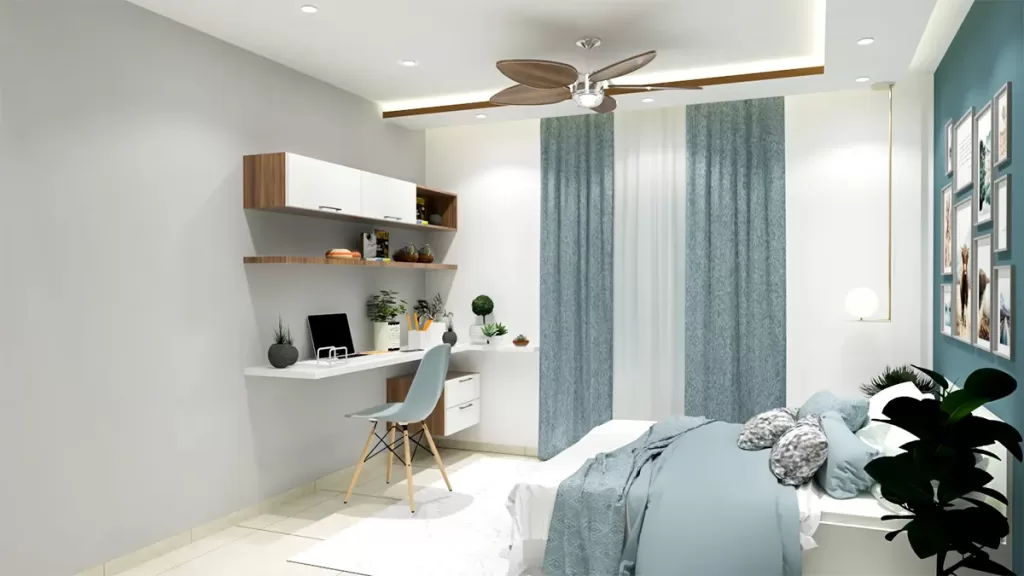 Study Table Design for Home in a study room