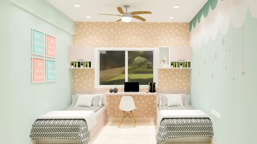 Study Table Design idea for kids room