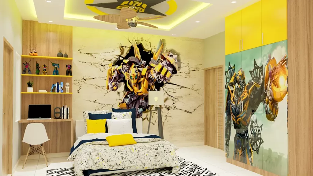 Study Table Designs in a bedroom