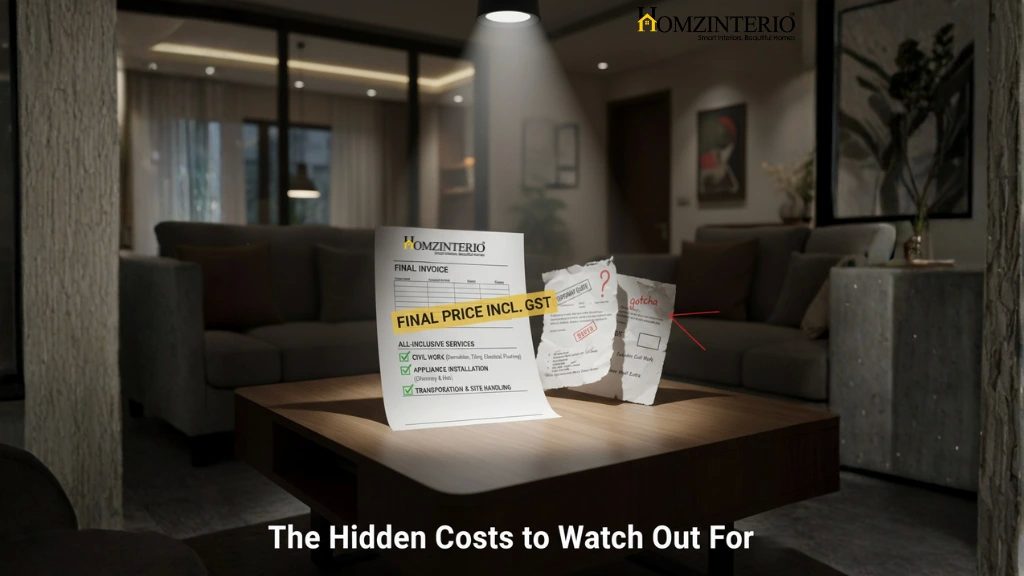 Hiden Cost for Home Interiors
