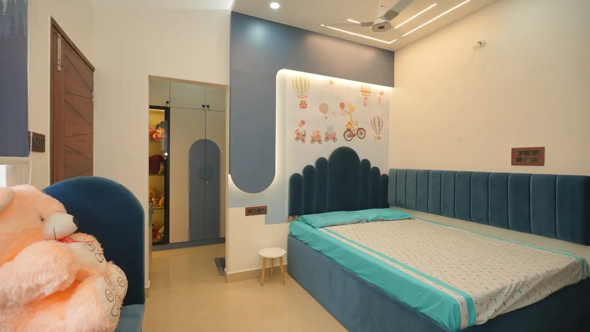 Kids' Room Design-4BHK VILLA Interior Design In Bnagalore