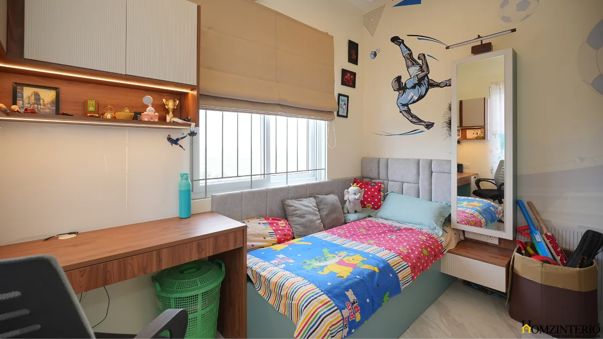 Kids Room Design by Homzinterio-3bhk Interior design in Bangalore