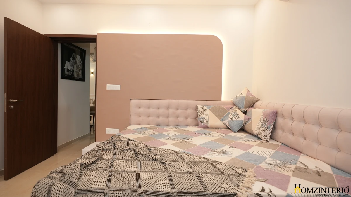 Master Bedroom Design-3BHK Flat Interior Design