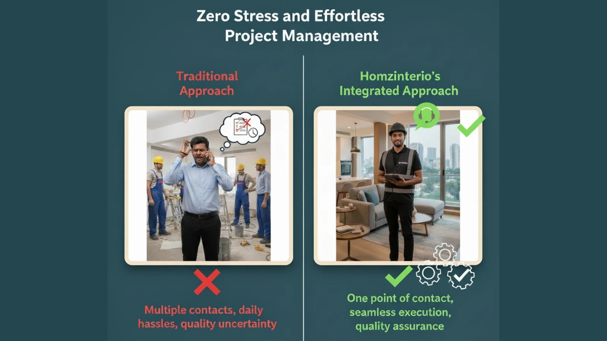 Home Interior design service-Zero Stress Project Management