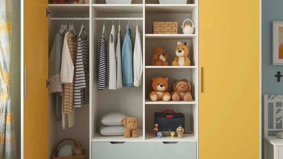 Kids wardrobe design ideas