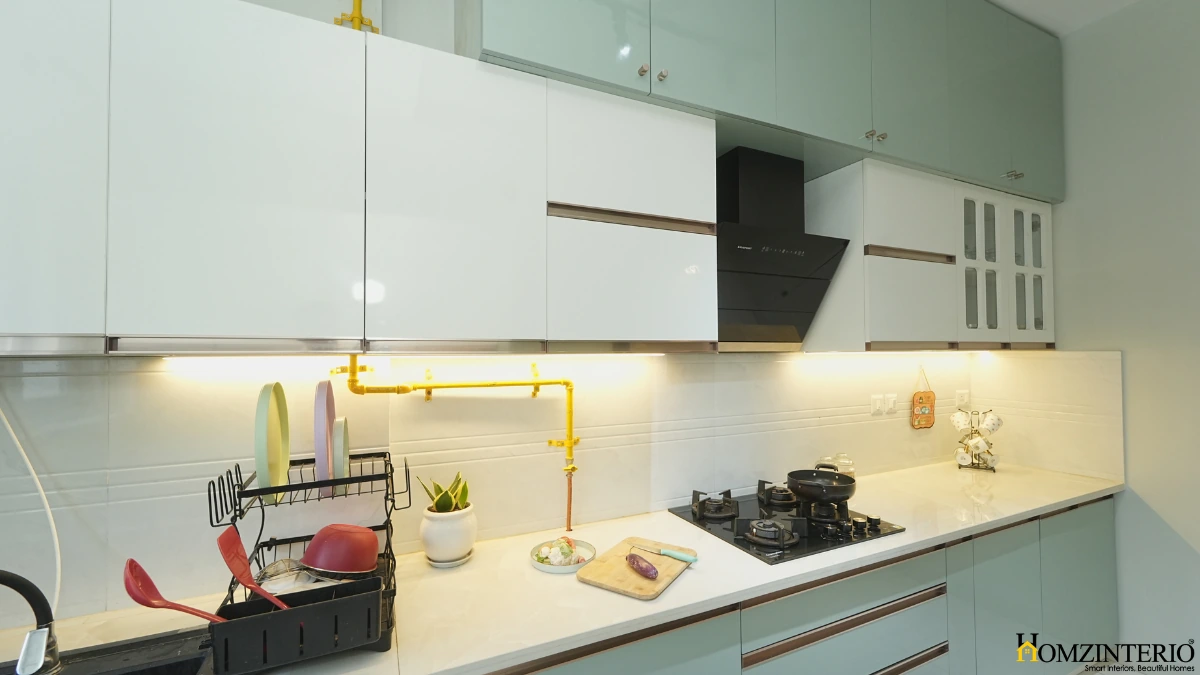 Kitchen Interior Design at sattva signet-2bhk Interior Design By Homzinterio