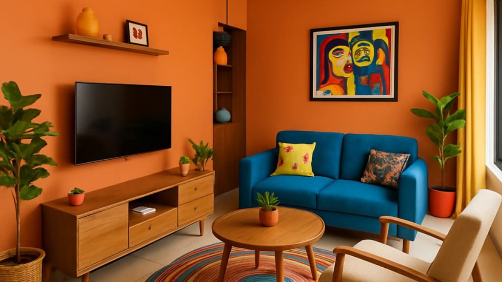 Living Room Arrange in small Space