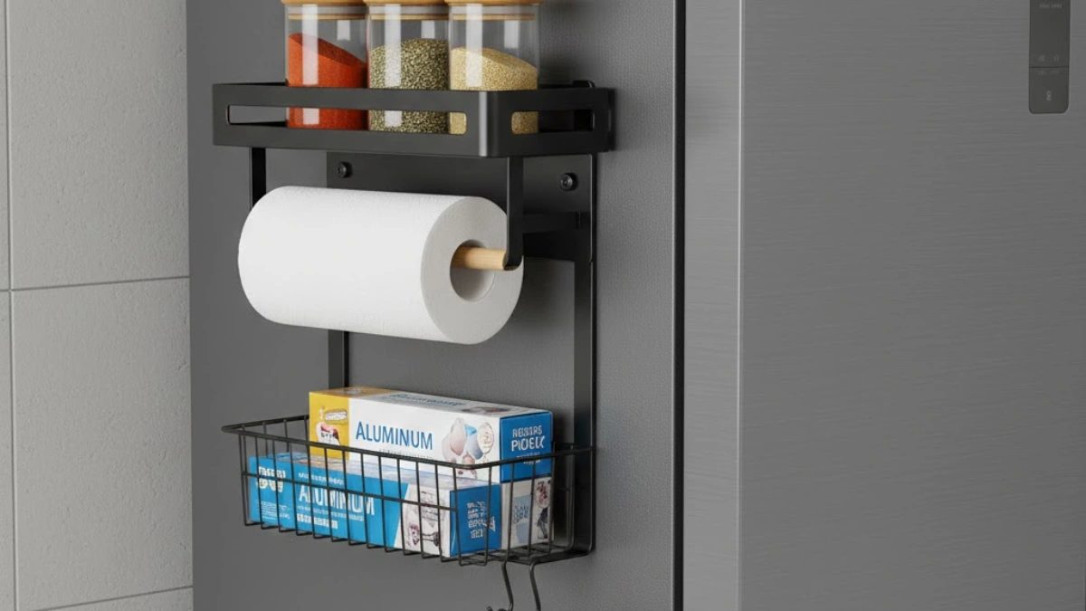 Magnetic Refrigerator Rack-Kitchen Rack Design