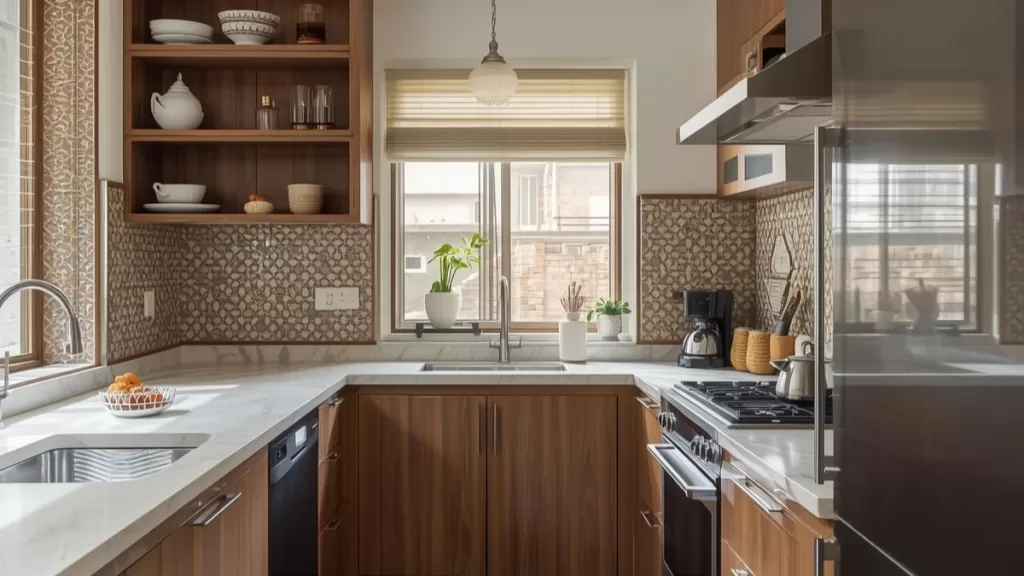 Modern Home Kitchen Design-Home Interiors in Hydearabad