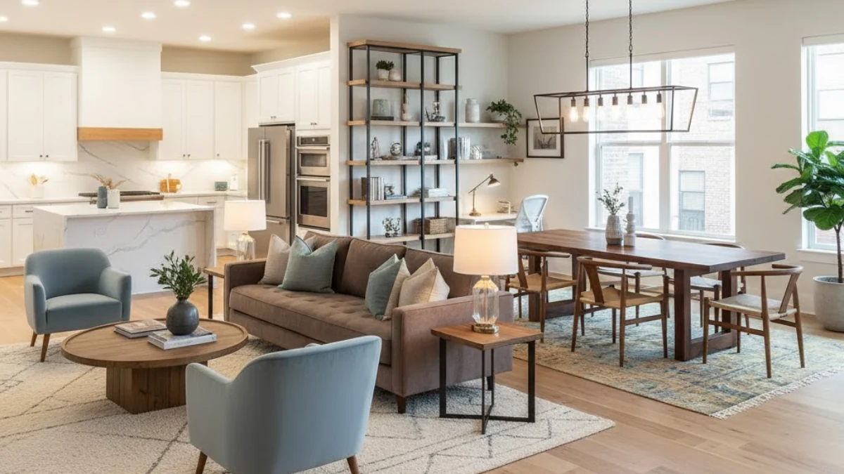 Open-Concept Space home interior design