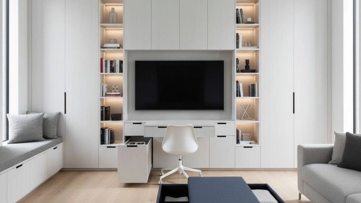 Smart Storage in sigle floor house design