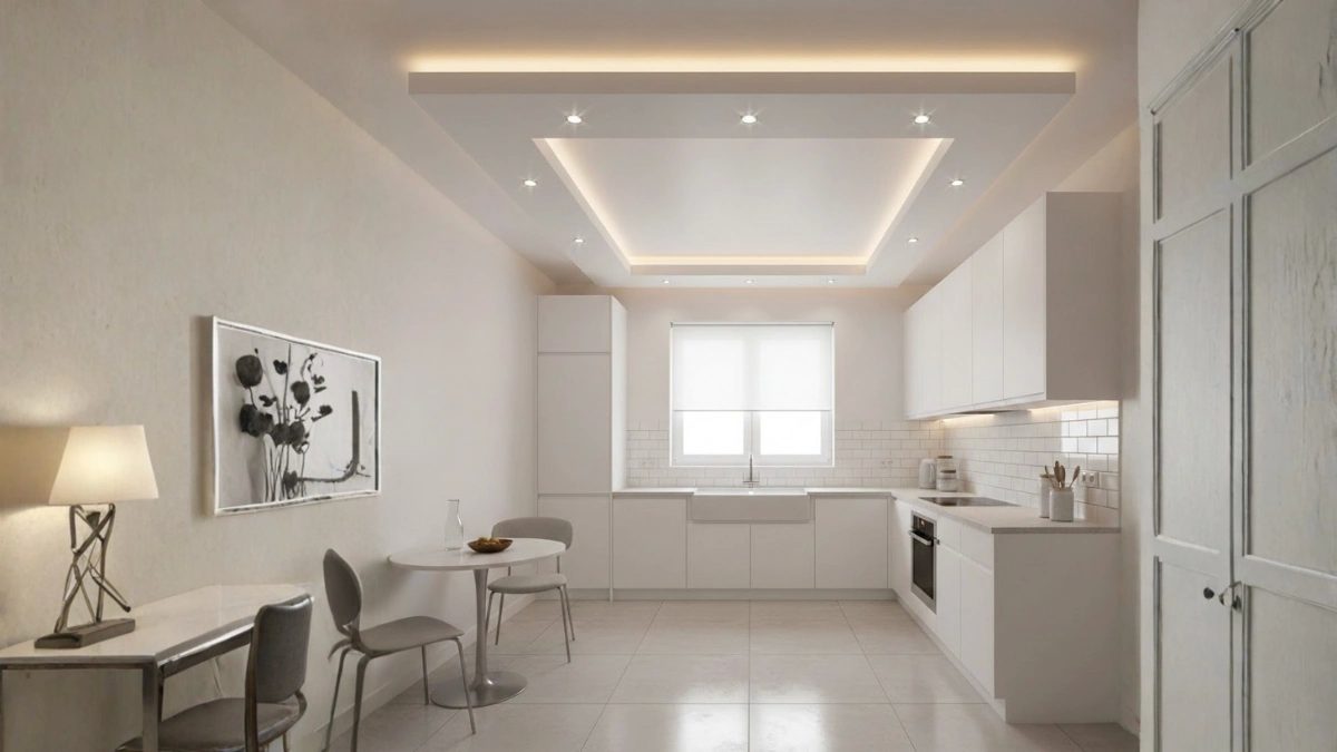 Tray Ceiling Kitchen pop design