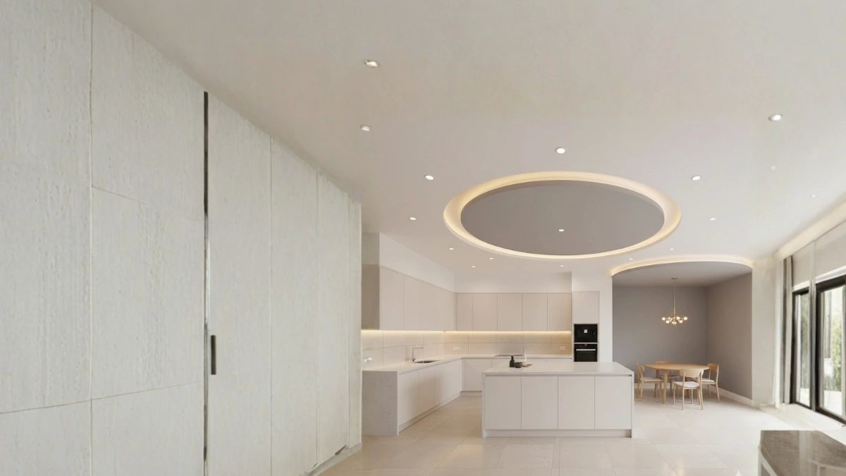 curved drop Kitchen pop design