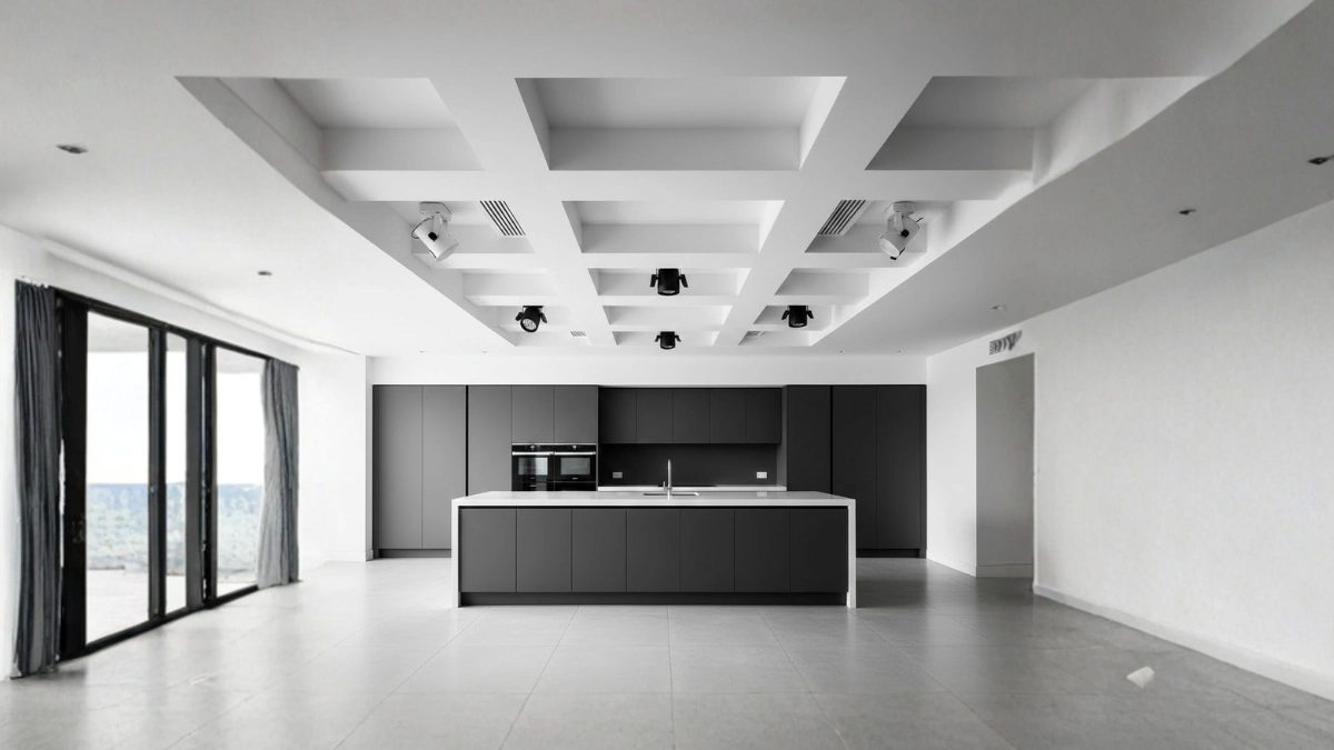 plus minus layered Kitchen pop design