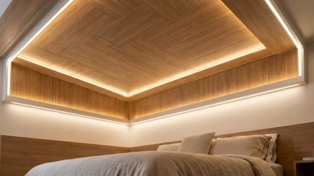 PVC false ceiling design for Bedroom