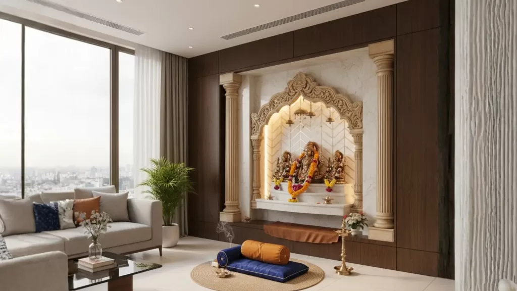 indian style pooja room design