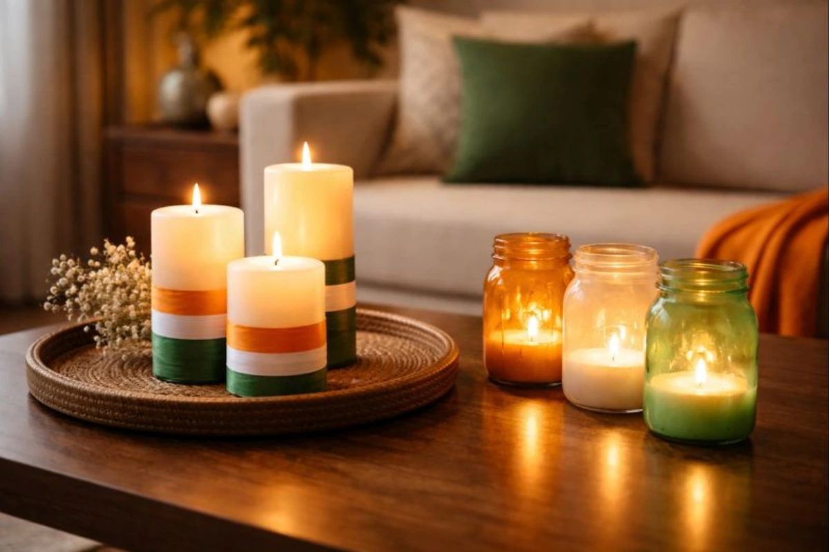 Creative Lighting-republic day decoration idea