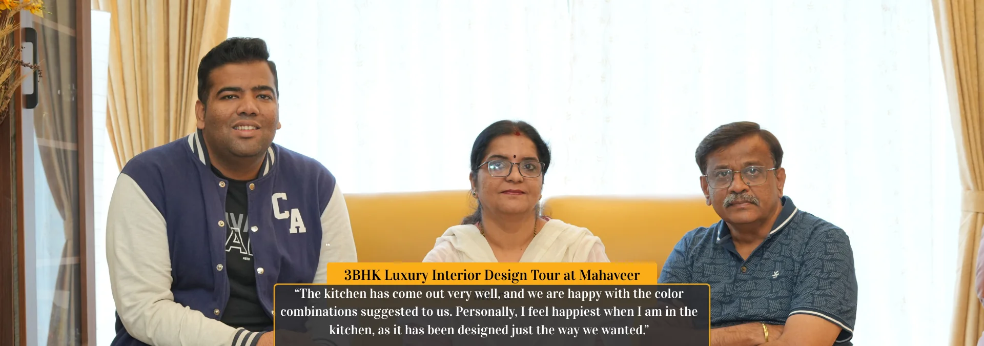 3BHK Luxury Apartment Interior Design at Mahaveer Sitara