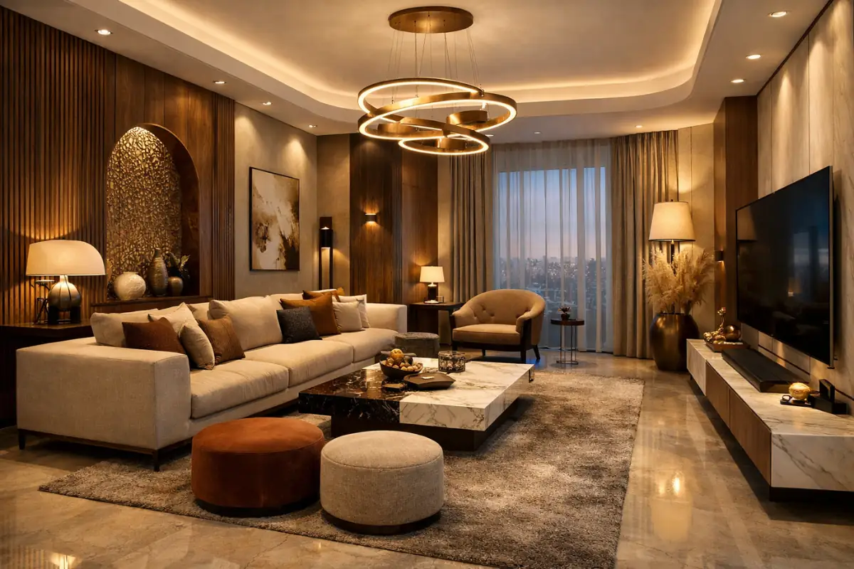 Freestanding TV Unit design for home