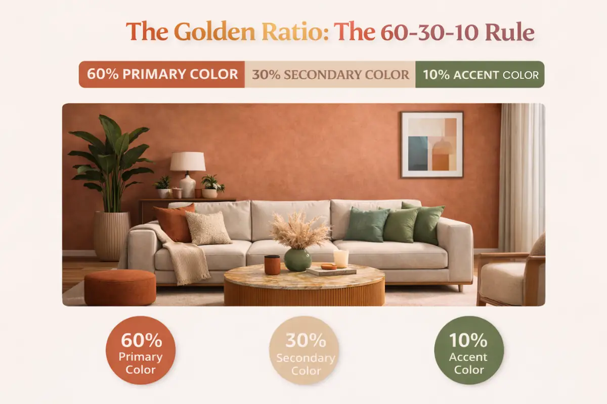 Golden Ratio - Color Palette for Home Interior
