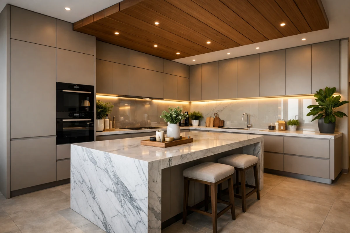 THEME BASED INTERIOR DESIGN FOR MODULAR KITCHEN