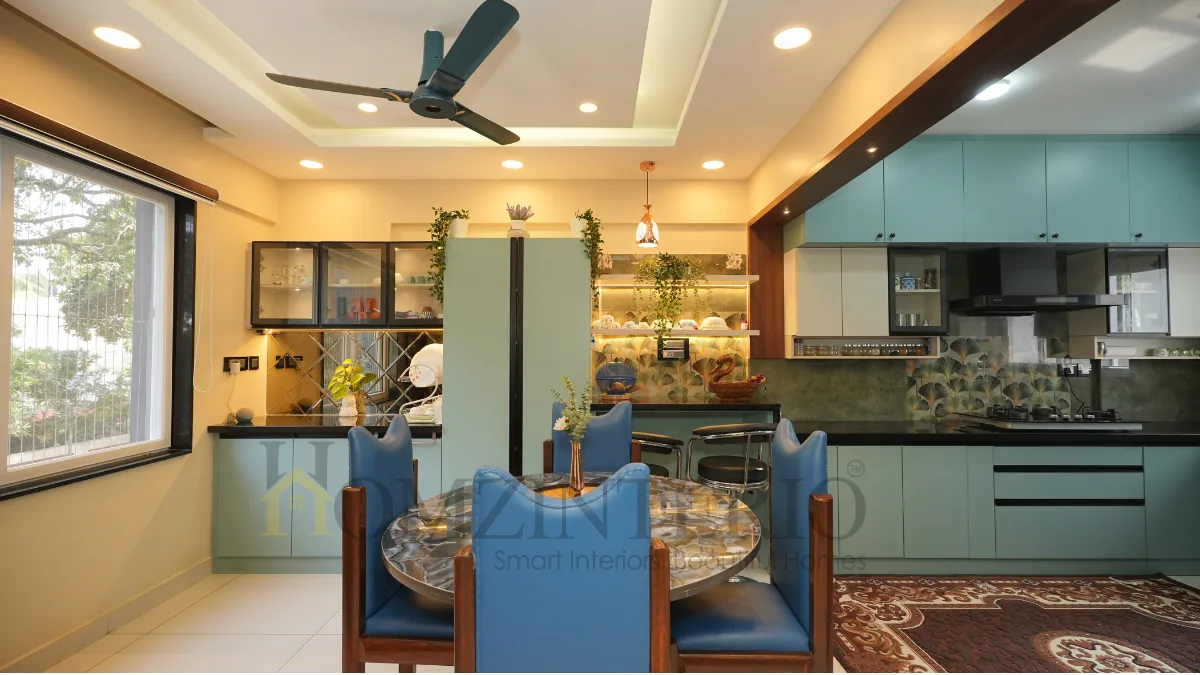 kitchen Interior Design at mahaveer sitara-3 bhk apartment interior