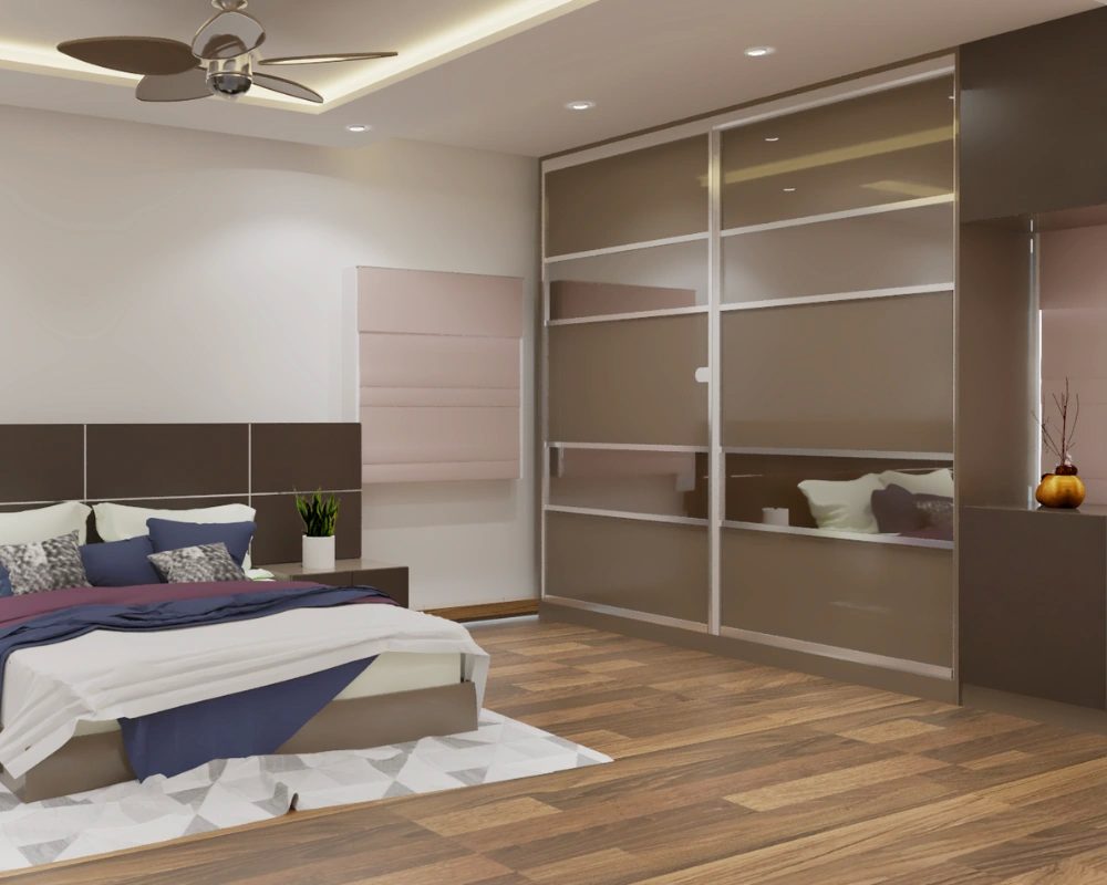 Modular sliding wardrobe design-for modern bedroom