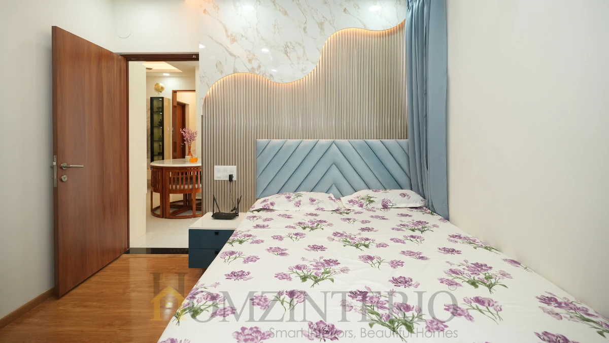 2nd Bedroom design- 2Bhk apartment interior design at Brigade Cornerstone Utopia banalore