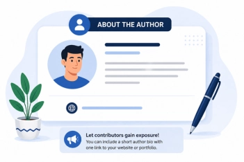 Author Bio Illustration
