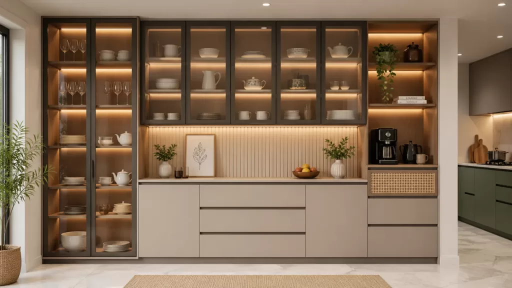 Kitchen Crockery Unit Design