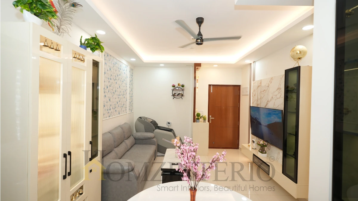 Living room interior design- 2Bhk apartment interior design bangalore
