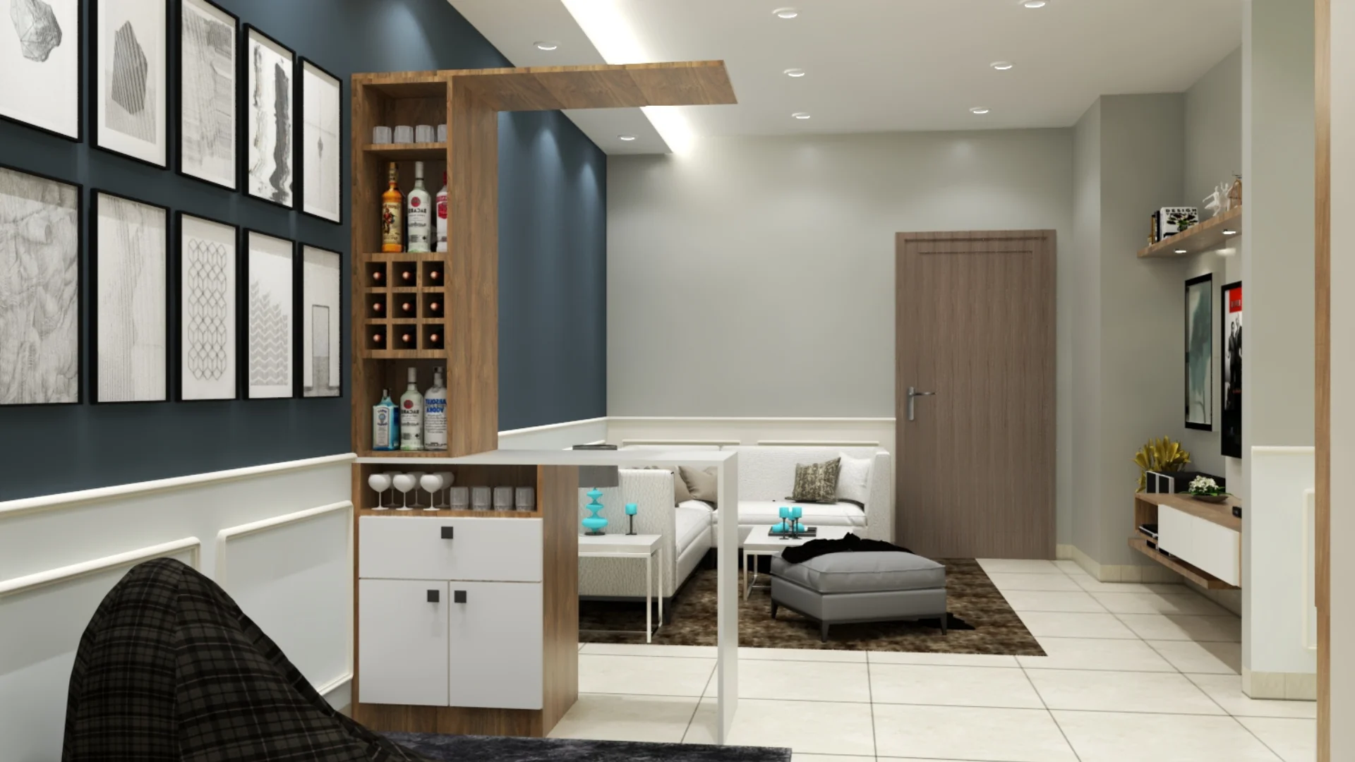 crockery cupboard design