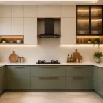 Indian style Modular Kitchen Colour Combination ideas