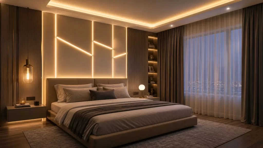 LED Panel For Bedroom Design