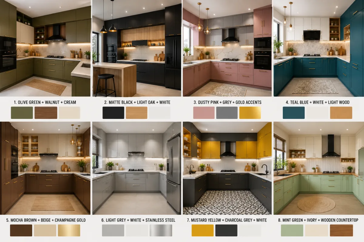 Latest Kitchen Colour Combination Trends