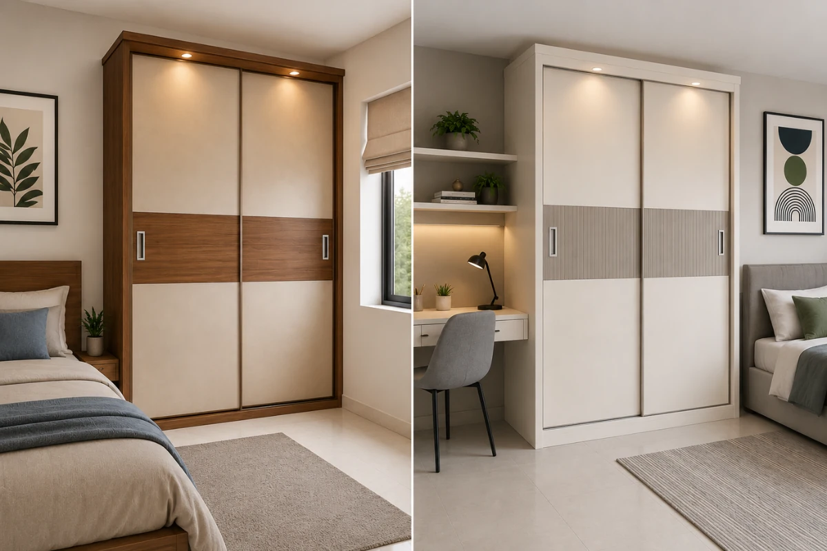 2 Door Sliding Wardrobe designs