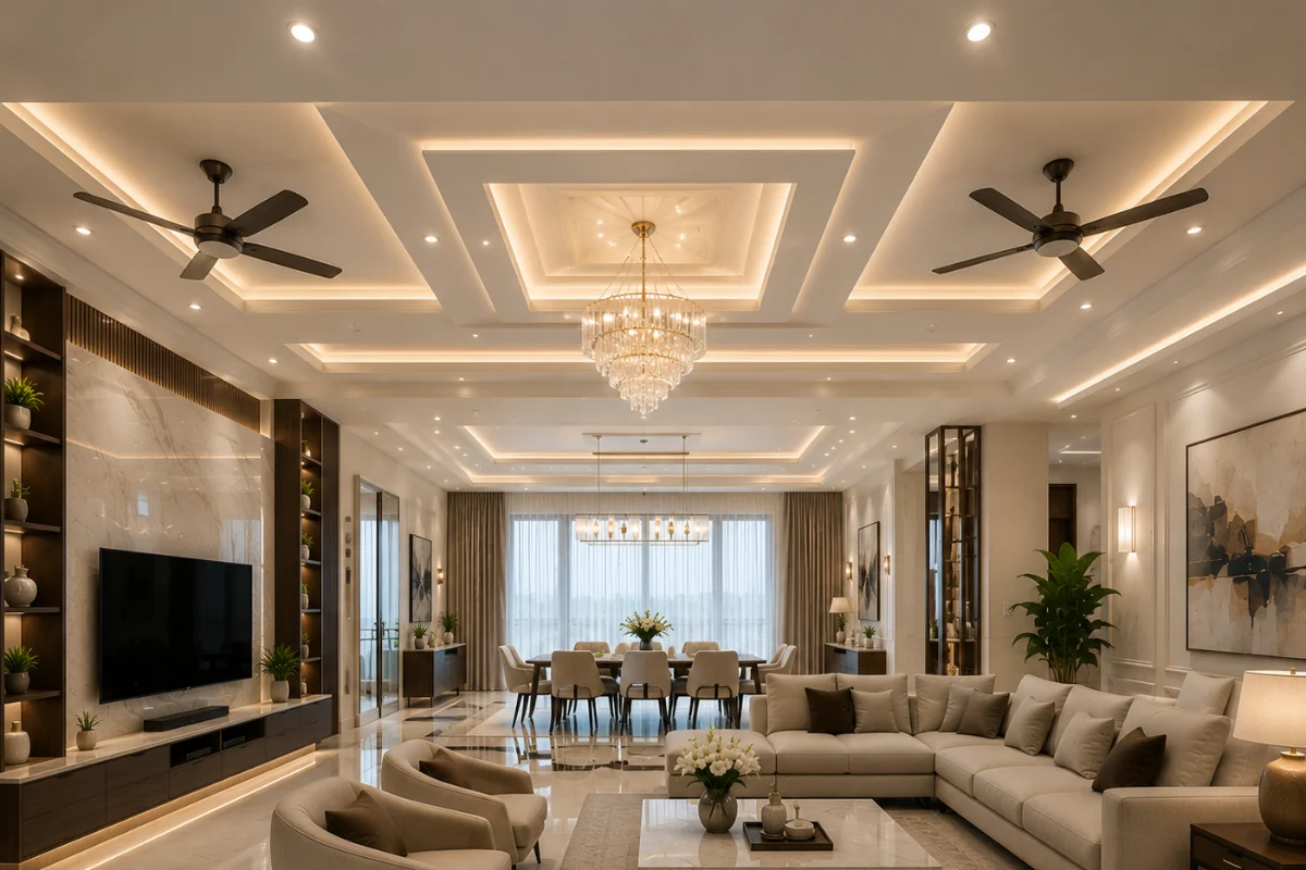 Large Hall New Ceiling Design idea