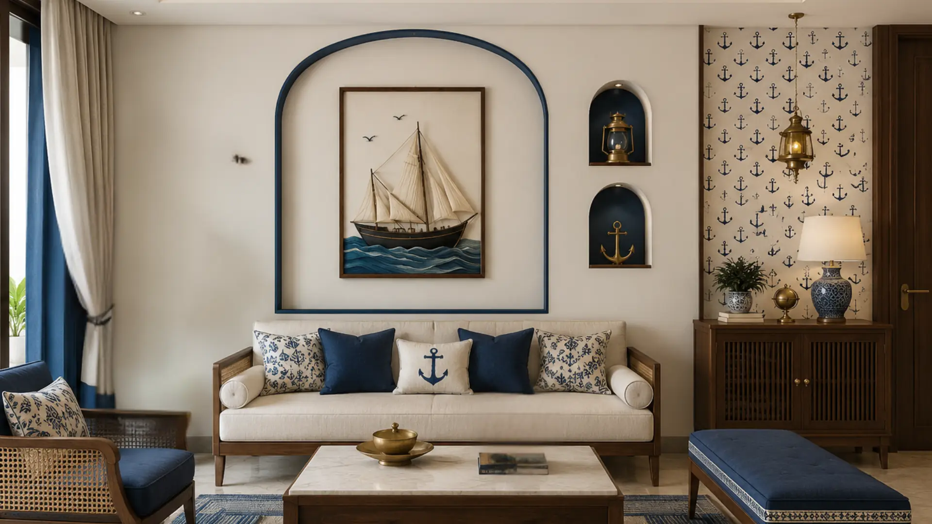 Nautical Theme Interior Design for Modern Homes
