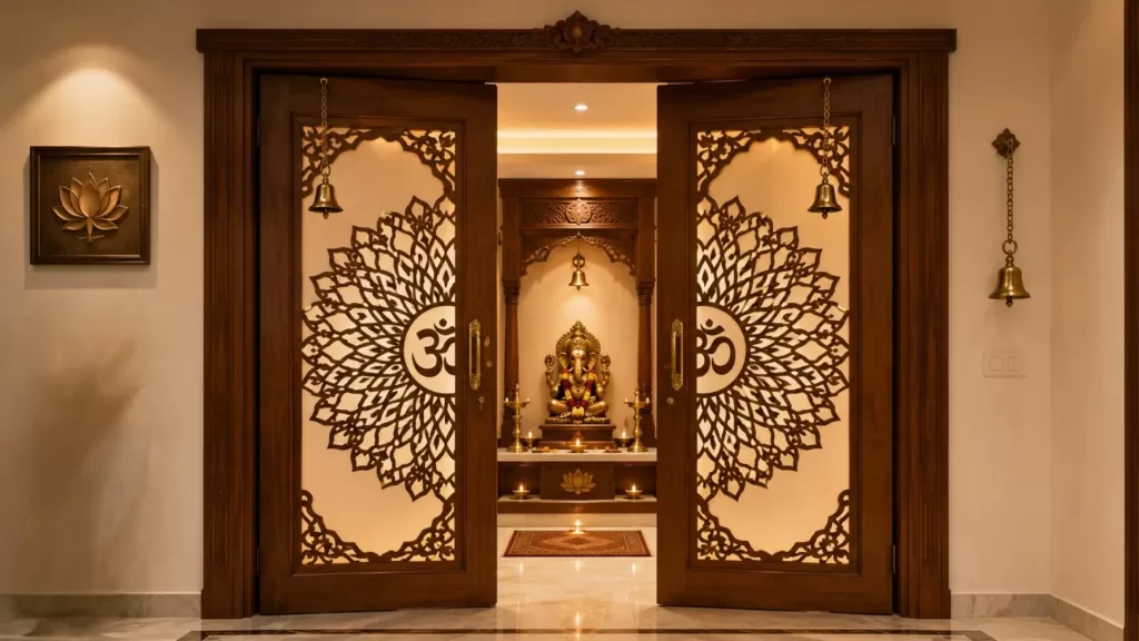 Pooja Room Door Design
