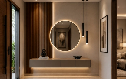 Premium foyer design by professional interior designers in Pune