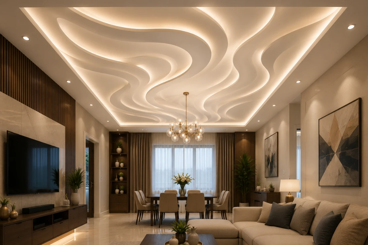 Stretch Ceiling Designs for hall