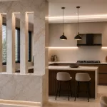 Partiton Design between kitchen and Dining