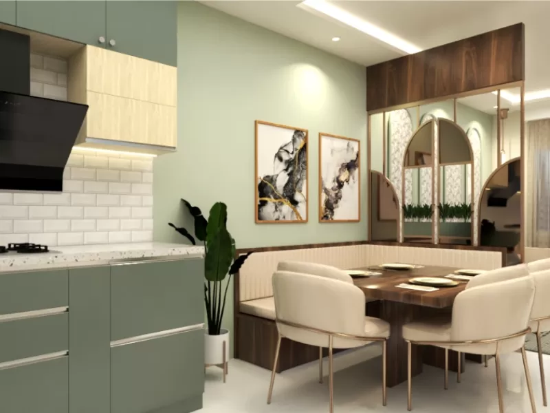 Luxury dining table design with elegant finish